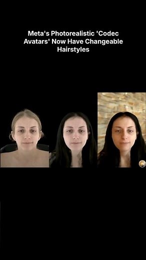 Meta's Photorealistic 'Codec Avatars' Now Have Changeable Hairstyles