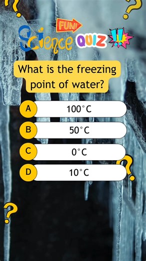 46K views · 2K reactions | What is the freezing point of water? #quiz #quiztime #quizreels #popquiz #triviaquiz #generalknowledgequiz #braingame #educational #trivia #sciencequiz | Kaboom Quiz | Facebook
