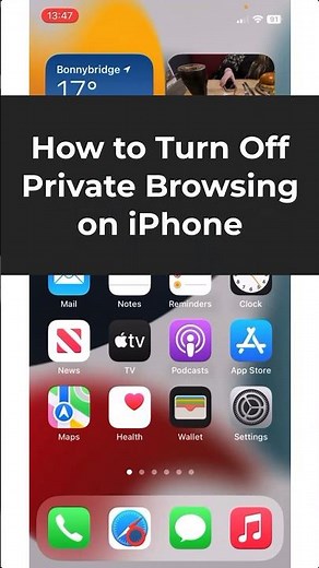 How to Turn Off Private Browsing on iPhone