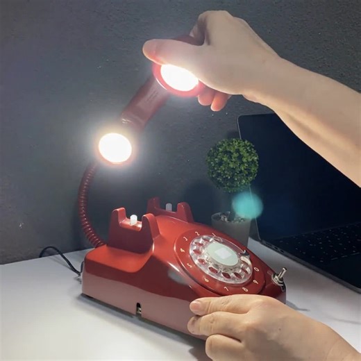 1960s Rotary Telephone Lamp: Restored Retro Desk Lighting - Etsy