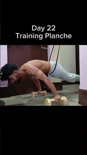 Day 22 of learning Planche 🔥#motivation #calisthenics #planche #plancheprogress #planchetraining