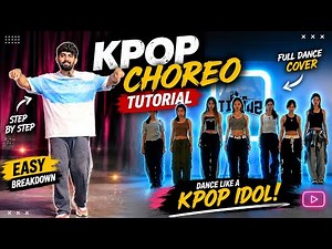 KPOP Dance Choreo Tutorial | Step by Step Easy Breakdown | Learn K-Pop Dance | Full Dance Cover
