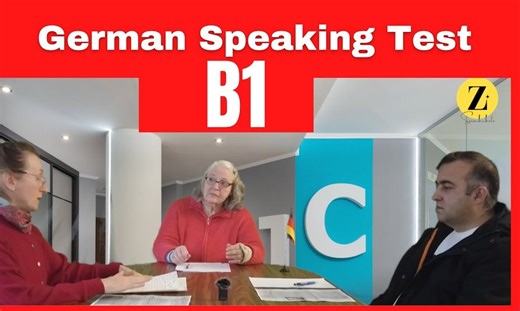 【德语口语】TELC B1口语考试实录2024 | Mündliche Prüfung telc B1, 2024