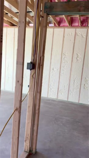 We insulated the exterior walls of this new build with open cell. Thanks for watching. Call Tyler Riley @ 432-853-8609 for all your insulation needs. | Precision foam