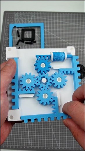 I 3D-Printed a Working Mechanical Safe! #3dprinting
