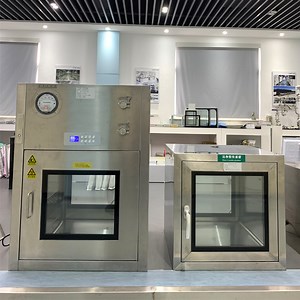 [Hot Item] 304 Stainless Steel Electronic Interlocking Dynamic Pass Box for Medical Clean Room