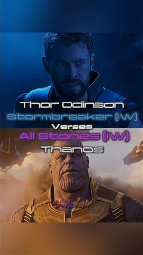 Thor Vs Thanos #marvel #avengers