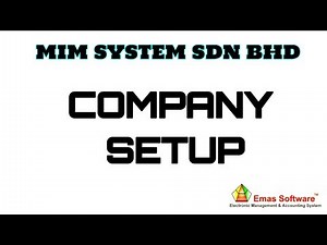 EmasPayroll - Company Setup