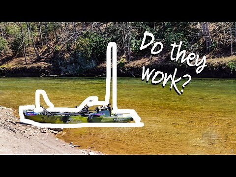 Hobie fishing kayaks in SHALLOW rivers (why they are IDEAL)