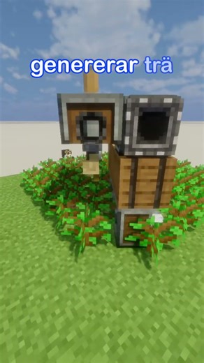 Den enda träfarmen du behöver i Minecraft Create #shorts