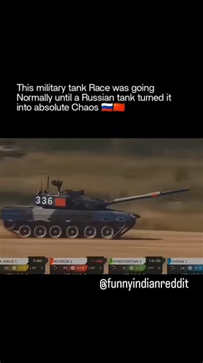 Funny Reddit Stories | This tank race was already pure chaos... and then one tank decided it was the main character. The Chinese tank was out front, clean and... | Instagram