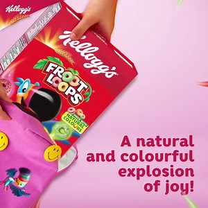 1.8K views | Get ready for a burst of natural colours and flavours with Froot Loops spilling out of your school backpack! ​ Made with vibrant hues and packed with essential nutrients like Vitamin B1, B2, B3, Vitamin B12, Vitamin C, Zinc, Vitamin A, Folic Acid, and Iron. ​ It's the ultimate snack that's as fun as it is nutritious! ✨ | Chocolate and Baby Foods | Facebook