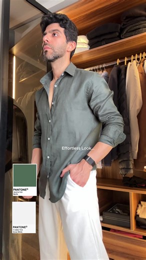 Coup linen shirt and pants set – summer linen outfit