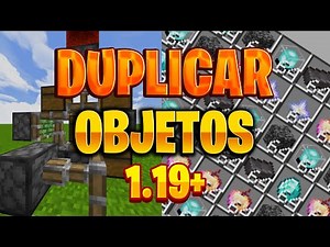 ✅Como DUPLICAR OBJETOS en MINECRAFT BEDROCK 1.19 | 1.19.2🌋