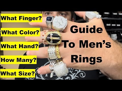 Mens Rings Guide By Harlembling: What Finger Should You Wear Your Ring? What Hand? How Many Rings?