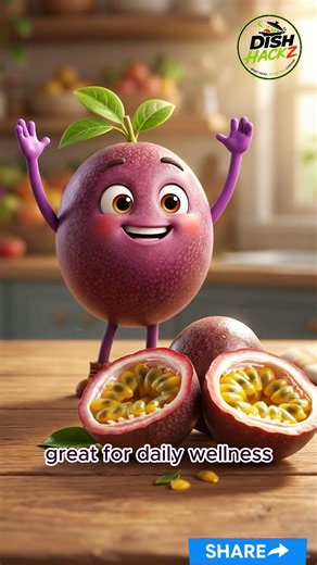 What Happens to Your Body When You Eat Passion Fruit?😲 #dishhackz #foodhacks #foodshorts #shorts