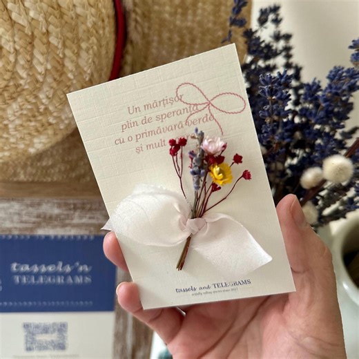 Handmade Martisor Card - Romanian Spring Tradition. Bulgarian Martenitsa. Baba Marta - Etsy UK