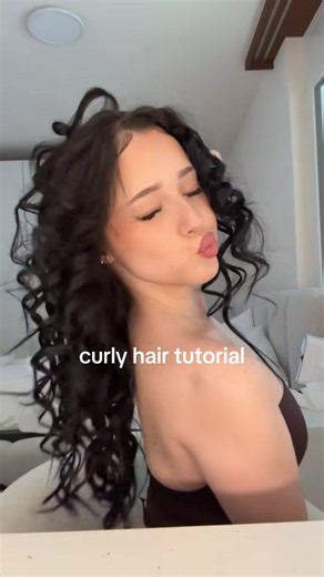 curly hair tut #hair #curls #tutorial #fyp #girls repost 🙂✌🏼 | curly hair