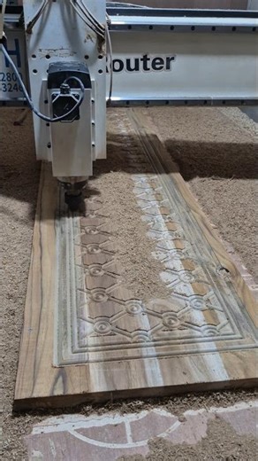 CNC machine design finishing #foryou #woodworking