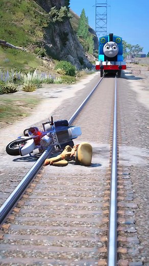 1.2M views · 5.5K reactions | GTAV: LITTLE SINGHAM SAVING SPIDER-MAN FROM THOMAS THE TRAIN? #shortsfeed #trendingreelsvideo #fyp #trendingshorts #shortvideo #GTAV #funnyshorts #adam #FreeFire #viral | Only Facts Lover | Facebook
