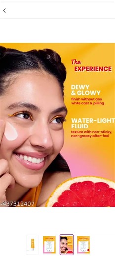 sun cream for All skin types dot and key