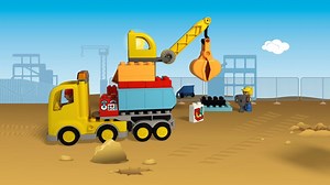 De DUPLO Grote bouwplaats komt tot leven. Laat je kinderen ook hun eigen verhalen verzinnen. #DUPLOConstruction http://lego.build/DUPLOGroteBouwplaats | LEGO