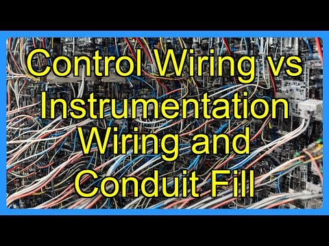 Control Wiring vs Instrumentation Wiring and Conduit Fill