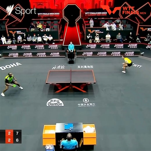 632K views · 10K reactions | "Simply STUNNING!" 勞 One of the most insane table tennis rallies you will EVER see between Quadri Aruna  and Hugo Calderano  from Day 1 of the World Table Tennis Men's Finals  | SBS Sport | Facebook