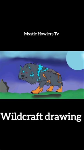 wildcraft wolf drawing wildcraft speed paint #WildCraft #MysticHowlersTV #Drawing #DigitalArt