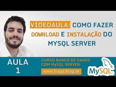 MYSQL AULA 1 - COMO BAIXAR E INSTALAR O MYSQL SERVER COMPLETO