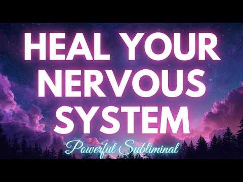 HEAL YOUR NERVOUS SYSTEM OVERNIGHT | Deep Rest Subliminal | Rain Sounds (8 HOURS)