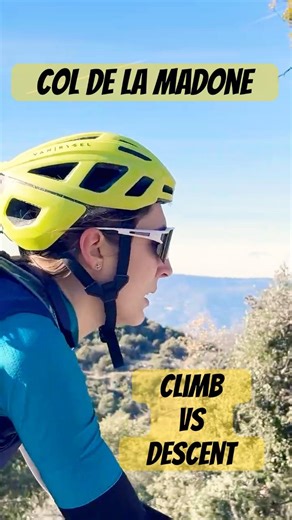 Col de la Madone: Climb vs Descent