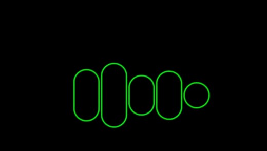 Wave, Audio Wave, Spectrum. Free Stock Video