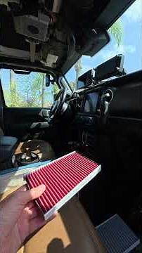 Jeep JL/JT Cabin Air Filter Replacement: You don't need the dealer or tools or skill
