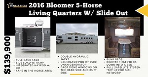 Find the perfect horse or stock trailer for sale in Huntsville, TX. ▪️Our inventory includes: New & Pre-Owned Horse & Livestock Trailers, with or without Living Quarters, Flatbed & Cargo Trailers, Trucks, and Crickets. ▪️We have trailers in all price ranges, plus we take trade-ins! 📱Call to find out about our Retail Finance Program where we "Make Excitement Affordable"! 💻 trailerstoreinc.com | The Trailer Store Inc.