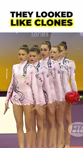 In gymnastics, everything is about grace and movement. But especially it’s all about connection and coordination. These gymnasts are a clear example. They are so coordinated that they look like clones of each other. | Hallelujah