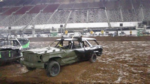 💥Check out the DEMO3 battle from A - RD1: NLR derby parts vs. Team BDP Inc 💥 #demo3 #demo #prodivision #bristolmotorspeedway #itsdemobaby #ItsBristolBaby #combat #combatondirt #combatsports | Demolition Entertainment Motorsports Organization