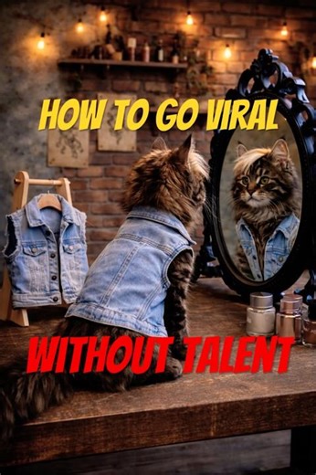 How to Go Viral Without Talent 🐾 Cat Tutorial