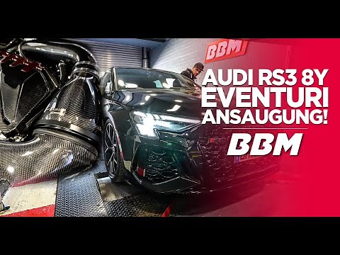 Finally, turbo sounds! Audi RS3 Eventuri intake | by BBM Motorsport