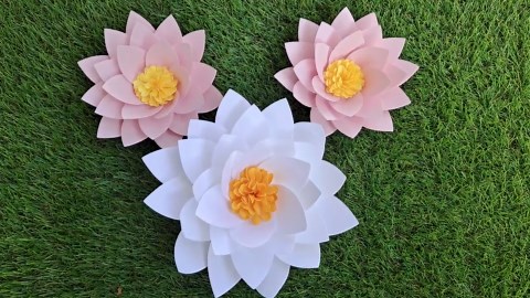 3D Paper Lotus Template: DIY Floral SVG/PDF (digital Download) - Etsy
