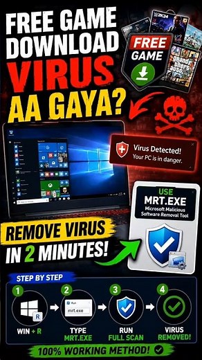 Remove Virus from PC in 1 Minute! 🛡️ #Shorts