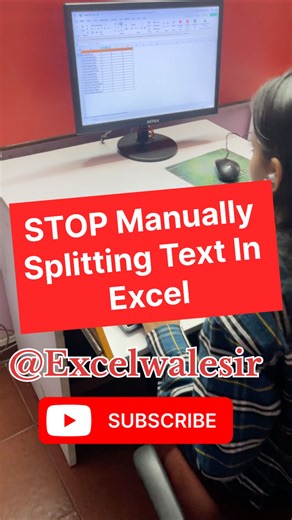 Mukesh sir on Instagram: "STOP Manually Splitting Text In Excel #excelwalesir #exceltricks #computertips #ytshorts #training"