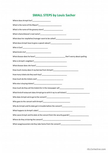 Small Steps by Louis Sachar