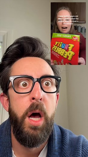 4.5M views · 125K reactions | i love kitchen hacks… . . . . #reels #explore #cereal #lifehack #explorepage #react #relatable | Adam Rose | Facebook