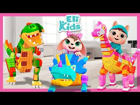Dinosaur Building Blocks | LEGO-Like Dinosaur Toys | Eli Kids