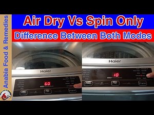Difference Between Spin Only & Air Dry | Spin Only Function | Air Dry Function