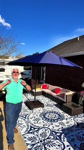 15FT Large Patio Umbrella with Base, Table Umbrella with 12 Sturdy Ribs, Outdoor Double-Sided Rectangular Market Umbrella with Stand and Crank for Beach, Garden, Deck, Backyard, Patio, Restaurant | sombrilla para patio es una sombrilla gigante que da muy buena sombra @Sweet Furniture #sombrilla #umbrella #paragua #patioumbrella #tiktokshopcreatorpicks