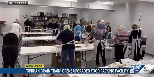 Lincoln’s ‘Orphan Grain Train’ cuts ribbon on upgraded food packing facility