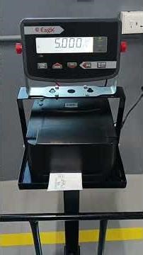 Eagle Nebula Series Digital Weighing Scale with TSC Label Printer Demo | Industrial Weighing Machine