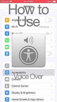 How to Use VoiceOver on iPhone | #iPhone #Learn #Tutorial #Cellular #Disabled #Apple #Throwback
